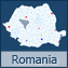 Mapa interativo da Romênia