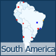 Mapa interativo da América do Sul