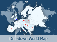 Interactive Drilldown World Map