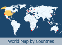 Interactive World Map By Countries