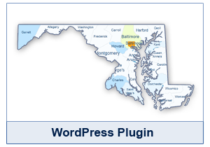 Interactive Map of Maryland - WordPress Plugin