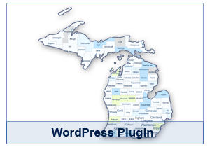 Interactive Map of Michigan - WordPress Plugin