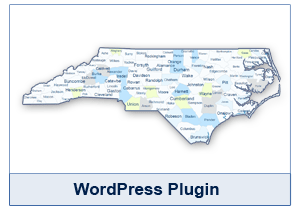 Interactive Map of North Carolina - WordPress Plugin
