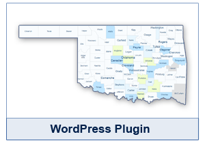 Interactive Map of Oklahoma - WordPress Plugin