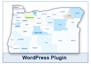 Interactive Map of Oregon - WordPress Plugin