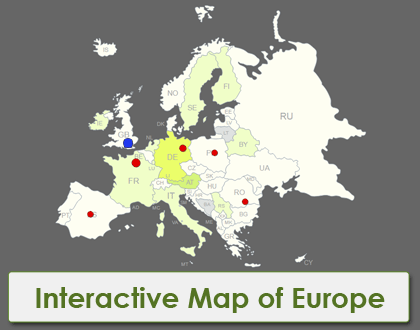 Interactive Map of Europe