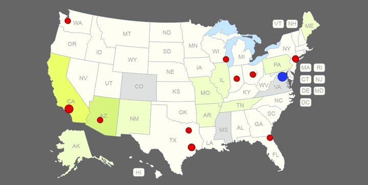 Interactive US Map