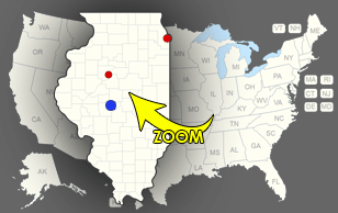 Drilldown US Map