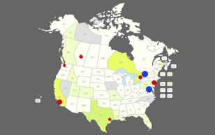 Interactive US-Canada Map WordPress Plugin