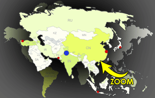 Drilldown World Map